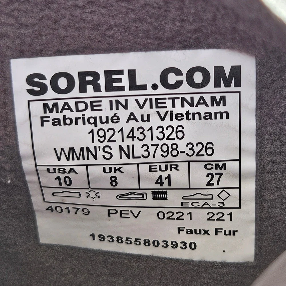 Sorel Out N About III Conquest Waterproof Boots Alpine Tundra Camo NL3798-326 10